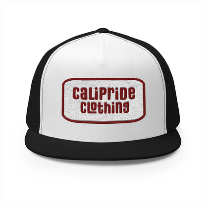 CaliPride Clothing Red Oval Logo Trucker Cap