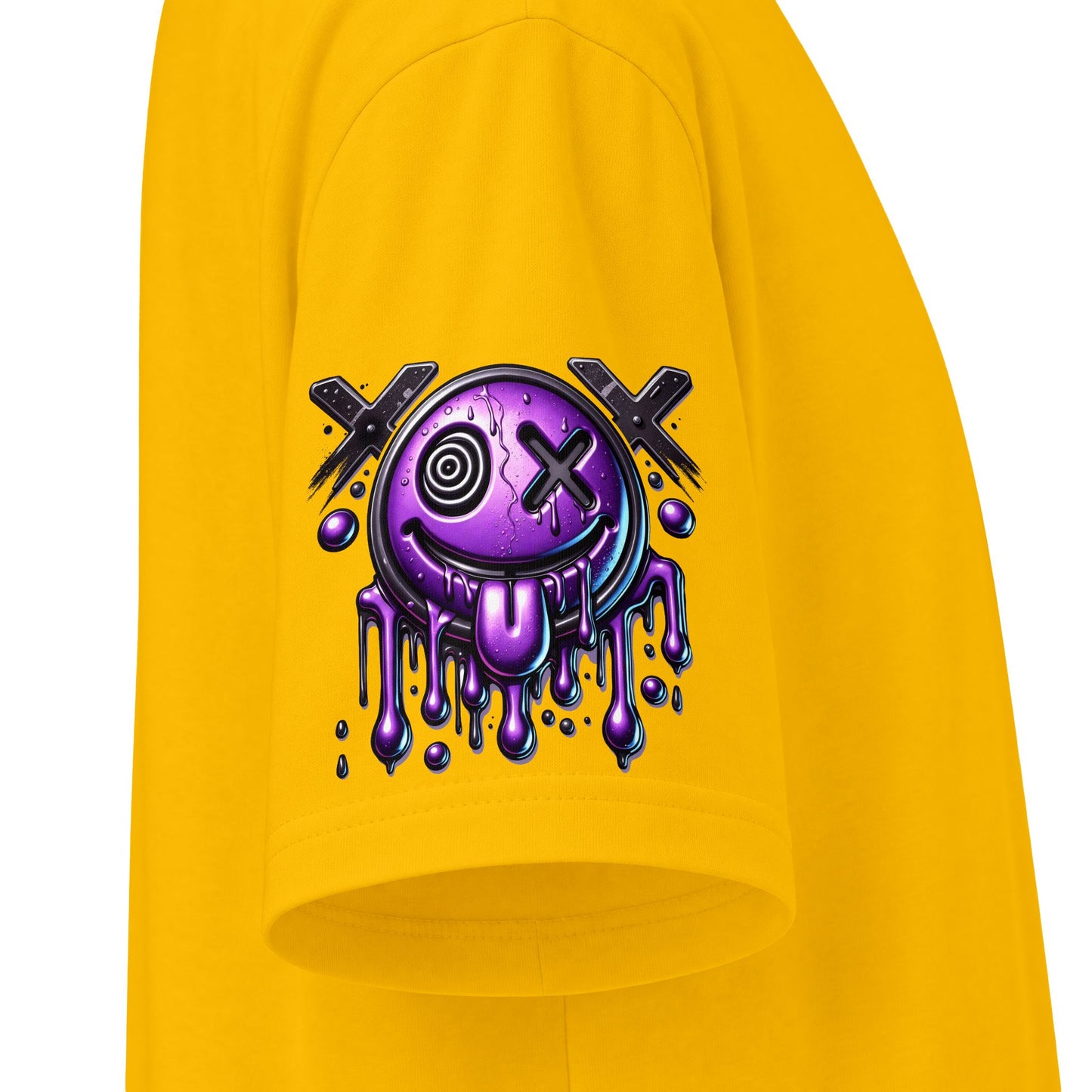 Copy of Urban Underground Collection - Neon Drip Tongue Out Graphic Tee — 4 way graphics, CaliPride Clothing Streetwear