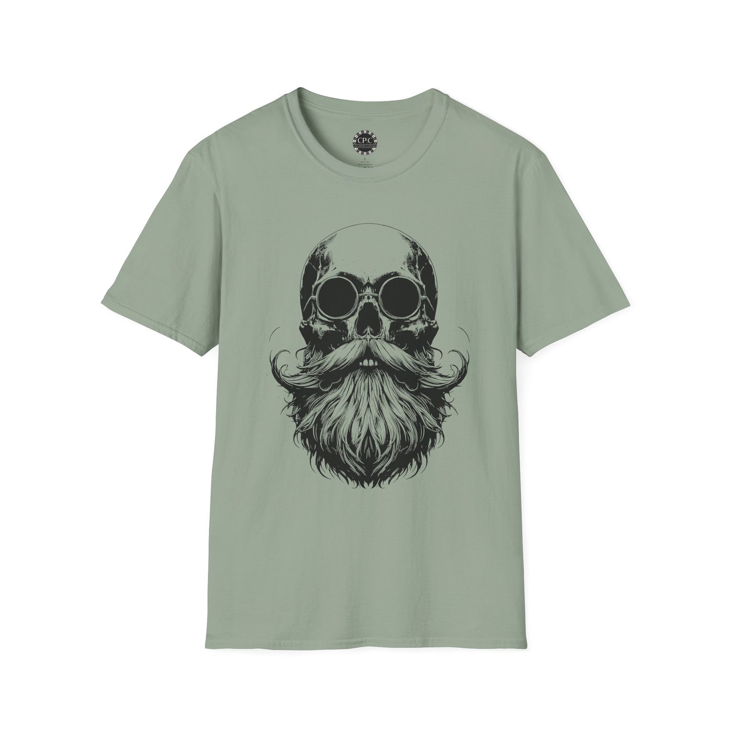 Pacific Works Collection - Vintage Bearded Skull Graphic T-Shirt — CaliPride Clothing