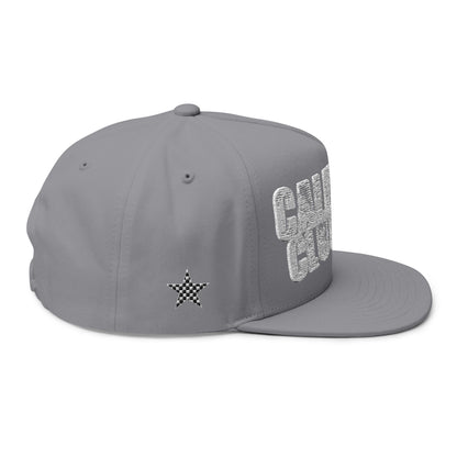 Skate & Surf Collection - CaliPride Clothing Stamp, Flat Bill Snapback, Embroidered - CaliPride Clothing