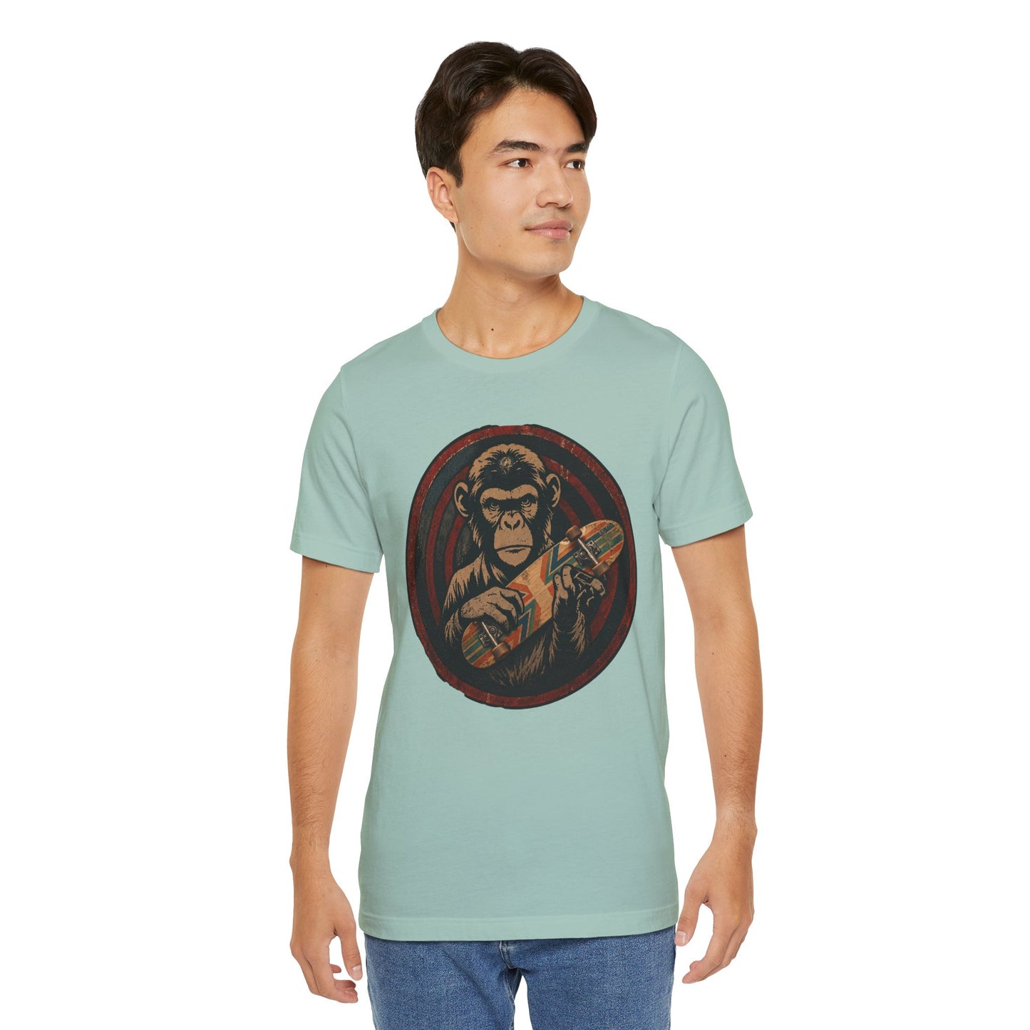 Skate & Surf Collection - Chimpin' Around, Graphic T-Shirt - CaliPride Clothing