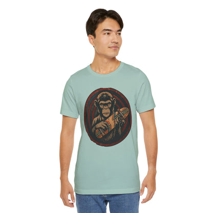 Skate & Surf Collection - Chimpin' Around, Graphic T-Shirt - CaliPride Clothing