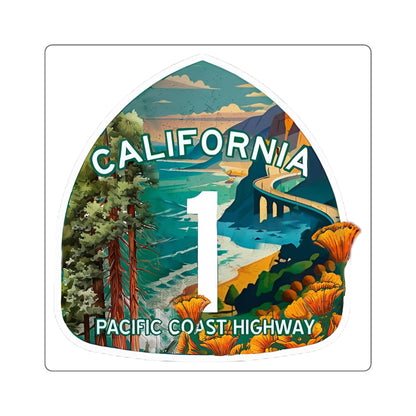 California's Pacific Coast Highway Sticker