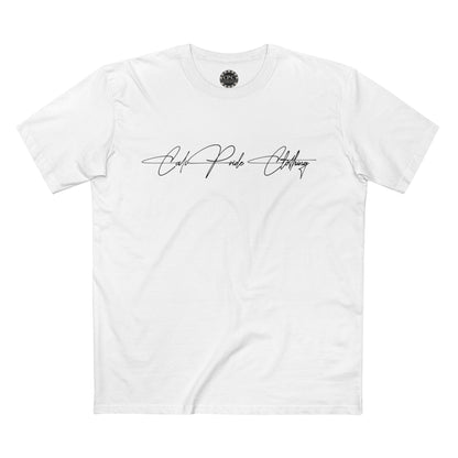 The Elite Collection - Founder's Signature No. 1 Essentials, Premium T-Shirt, black logo - CaliPride Clothing