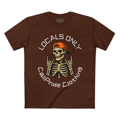 Skate & Surf Collection - Locals Only, Graphic T Shirt - CaliPride Clothing