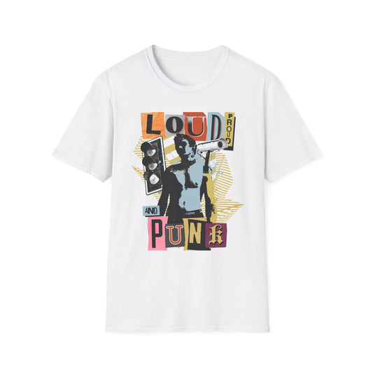 Punk - 'Loud Proud and Punk' Graphic T-Shirt
