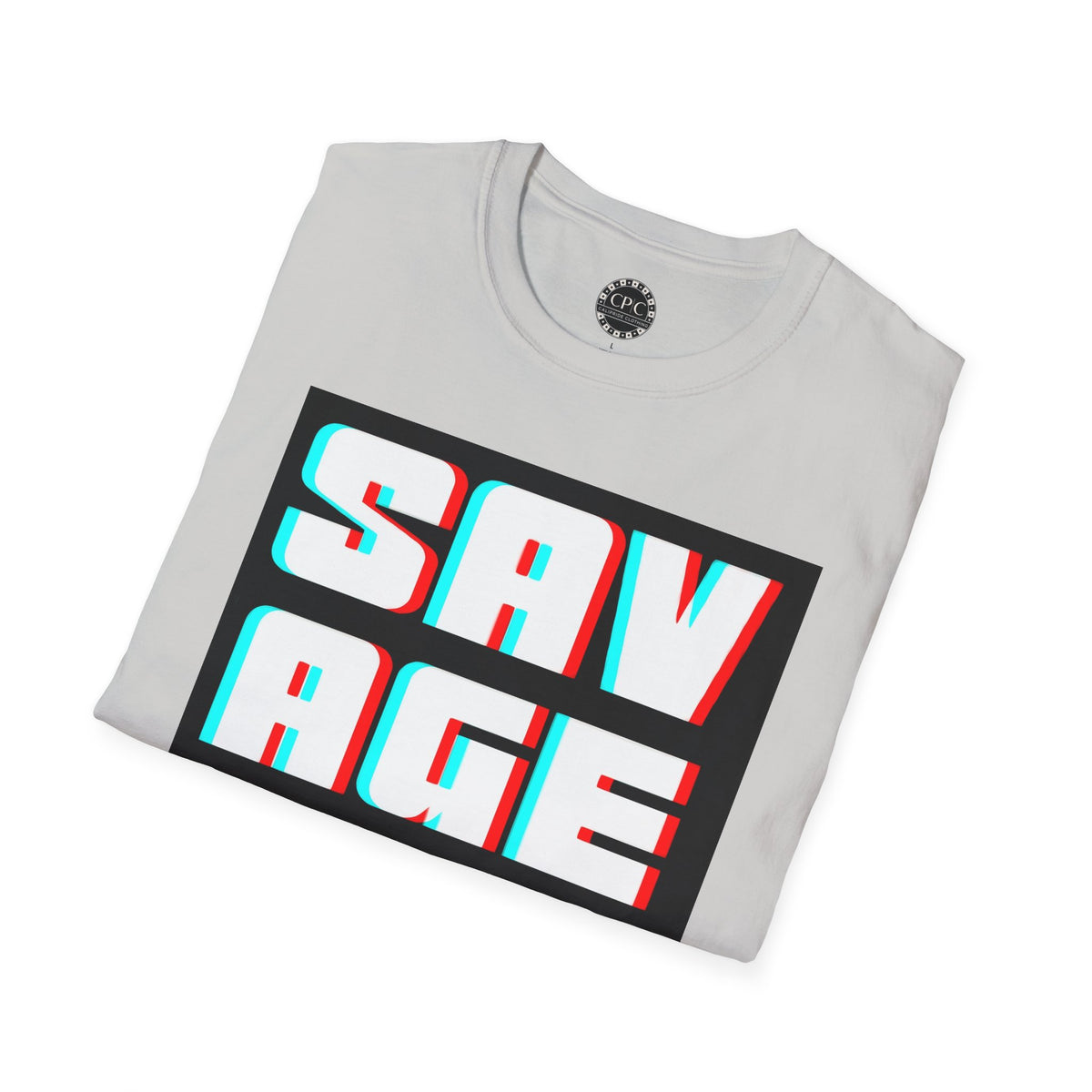 Urban Underground Collection | Savage Vibe Graffiti Block Series - 3D Anaglyph T Shirt — CaliPride Clothing
