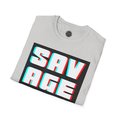 Urban Underground Collection | Savage Vibe Graffiti Block Series - 3D Anaglyph T Shirt — CaliPride Clothing