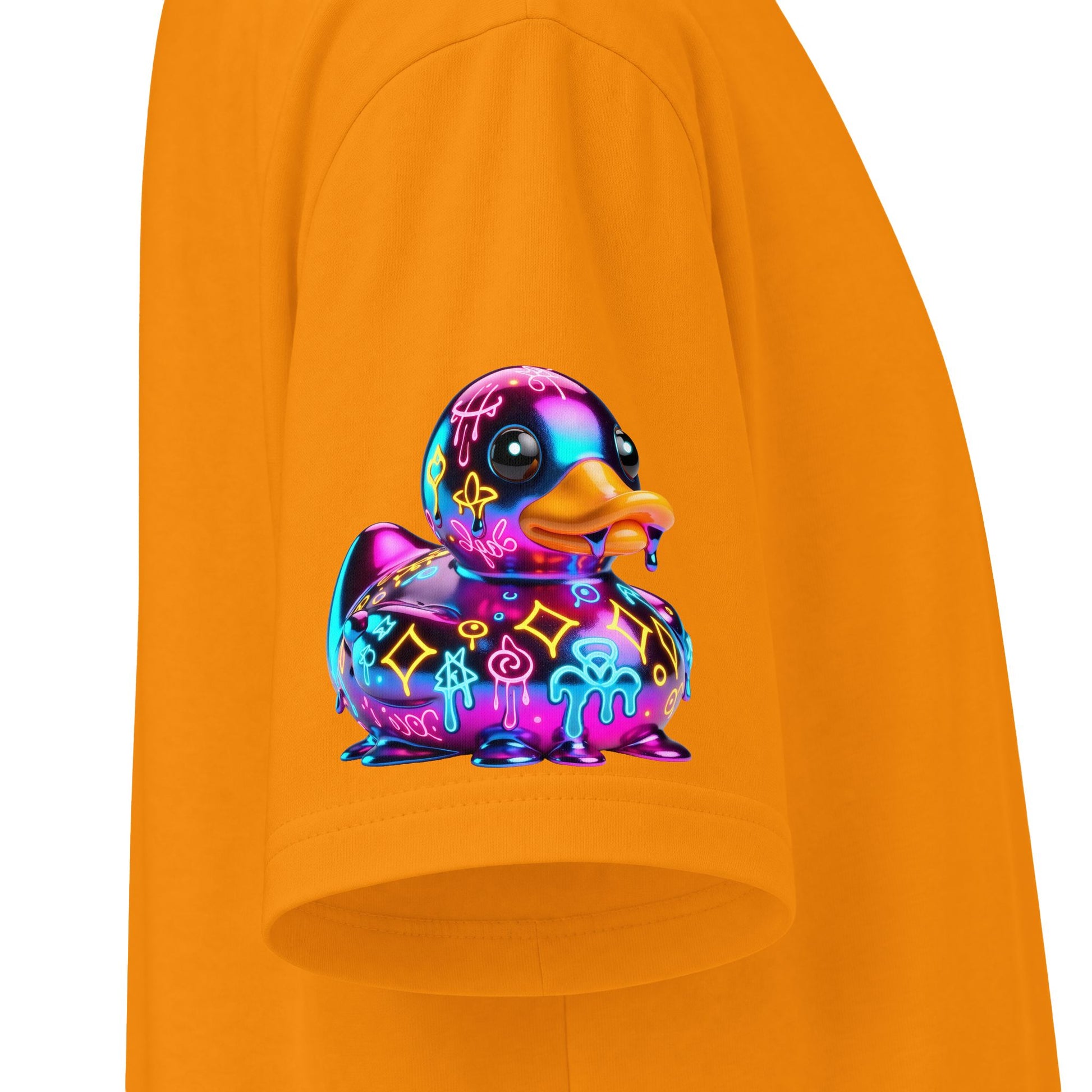 Urban Underground Collection - Neon Drip, Rub'a Ducky, Graphic 4-way T Shirt - CaliPride Clothing