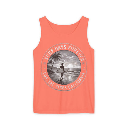 Surf & Beach Collection | Ocean Vibes Series - Surf Days Forever, Tank top - CaliPride Clothing