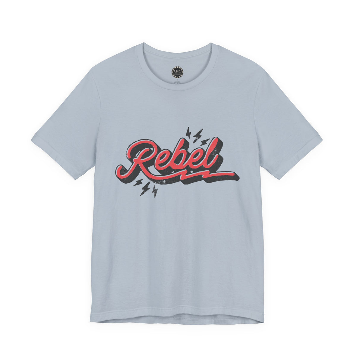 Punk Resurrected Collection - "Rebel" in Reverse, Double sided Graphic T‑Shirt - CaliPride Clothing