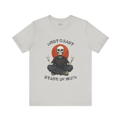 Skate & Surf Collection - Zen to the Bone, Vintage Skeleton Graphic T-Shirt — CaliPride Clothing