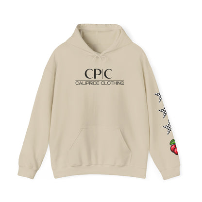 Cherries, Checkers, & Stars Graphic Hoodie | CaliPride Clothing