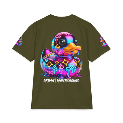 Urban Underground Collection - Neon Drip, Rub'a Ducky, Graphic 4-way T Shirt - CaliPride Clothing