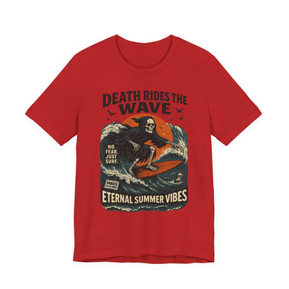 Urban Underground Collection - Death Rides the Wave Graphic T-Shirt - CaliPride Clothing