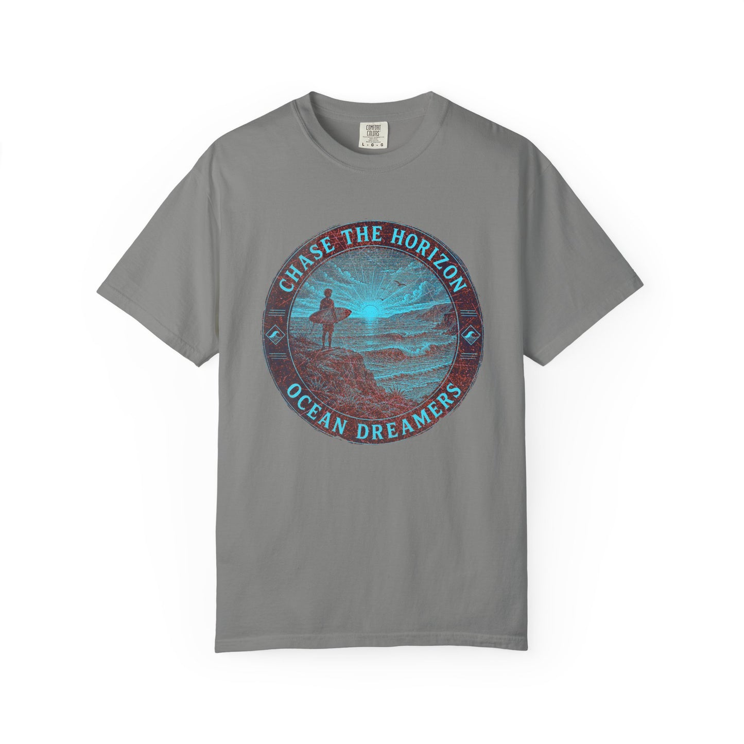 Surf & Beach Collection - Ocean Vibes Series, Chase the Horizon, T-shirt - CaliPride Clothing