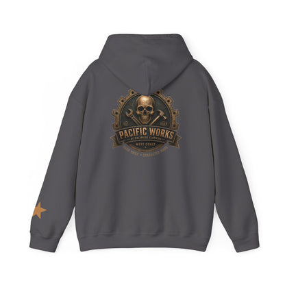 Pacific Works Collection — Signature Logo, Graphic Hoodie - CaliPride Clothing
