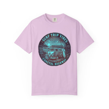 Surf & Beach Collection - Ocean Vibes Series, Surf Trip Vibes, T-shirt - CaliPride Clothing