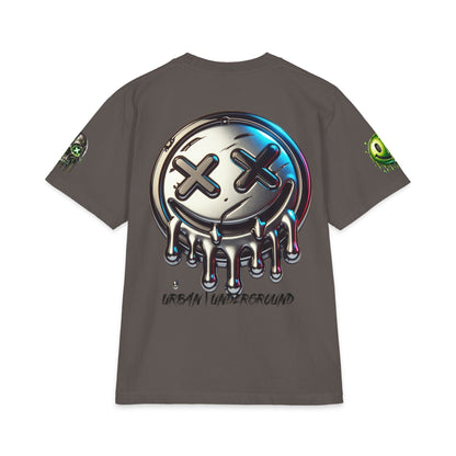 Urban Underground Collection - Neon Drip Drooly, Graphic 4-way T Shirt - CaliPride Clothing