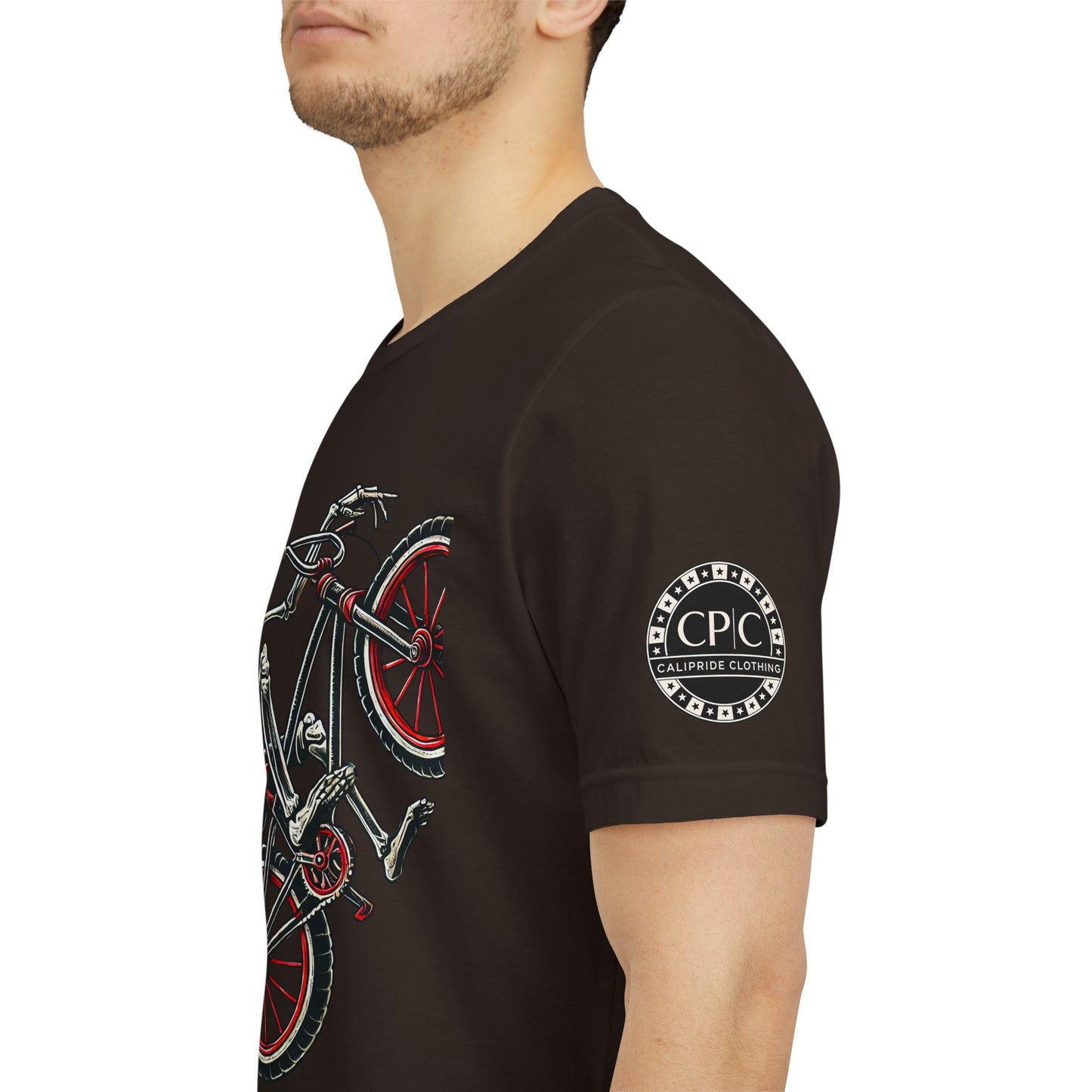 Skate & Surf Collection - Ride Til I Die, Skeleton Graphic T - Shirt - CaliPride Clothing