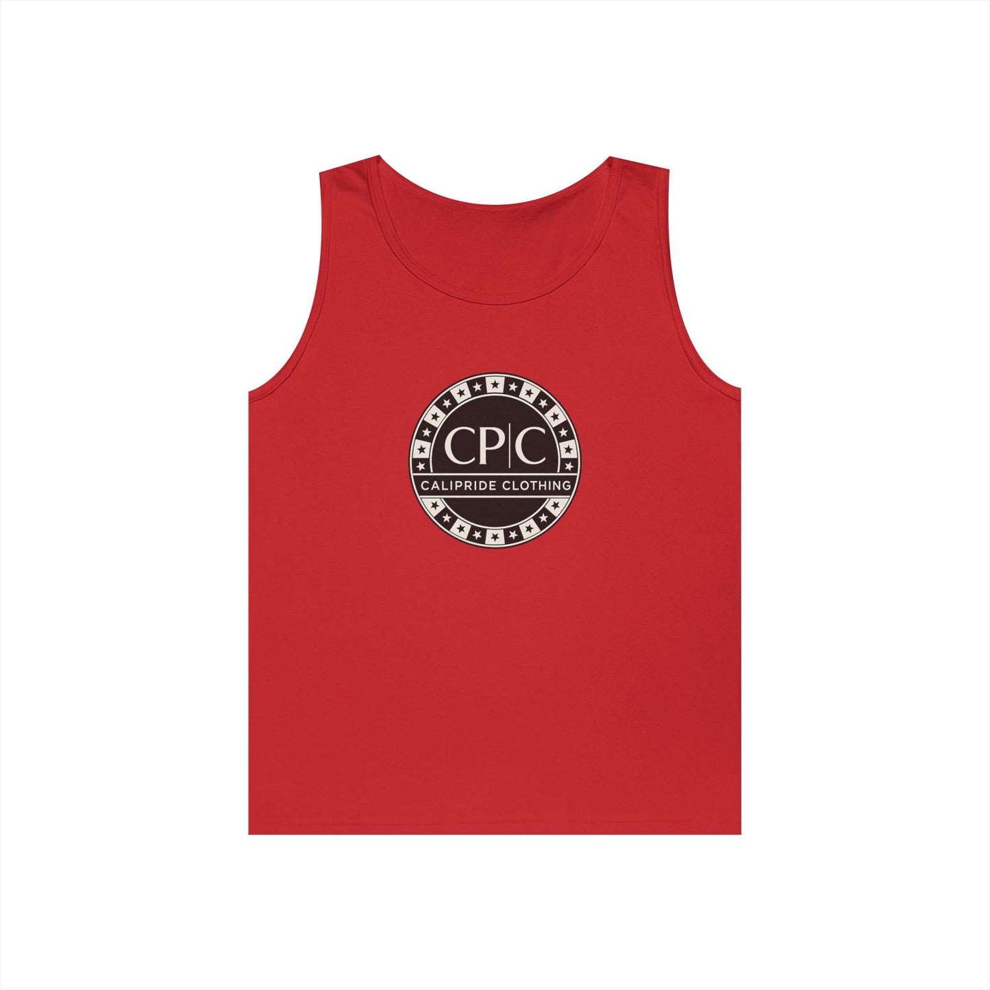 CP | C Logo, Checker Star Loose Tank Top | CaliPride Clothing