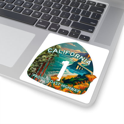 California's Pacific Coast Highway Sticker