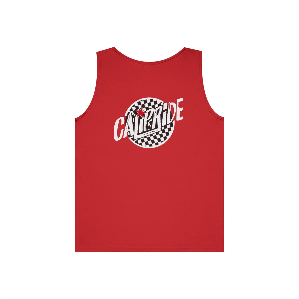 Skate & Surf Collection - CaliPride Checkered Logo, Tank Top - CaliPride Clothing