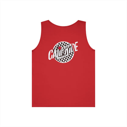 Skate & Surf Collection - CaliPride Checkered Logo, Tank Top - CaliPride Clothing