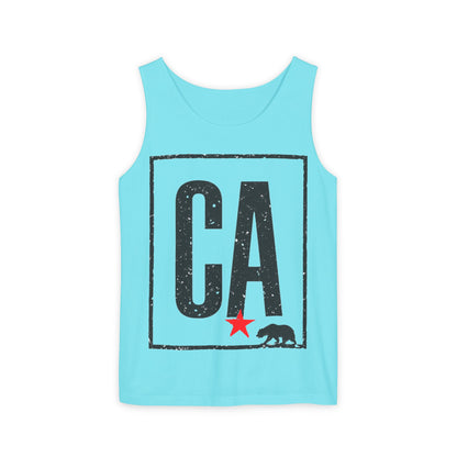 CA State Bear Tank Top | CaliPride Clothing