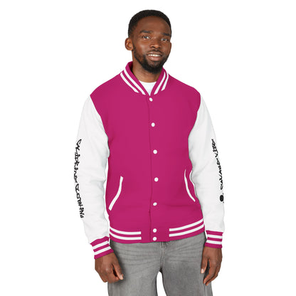 Urban Underground Collection - Savage Vibe, Bone Drop Graphic Letterman Jacket | CaliPride Clothing