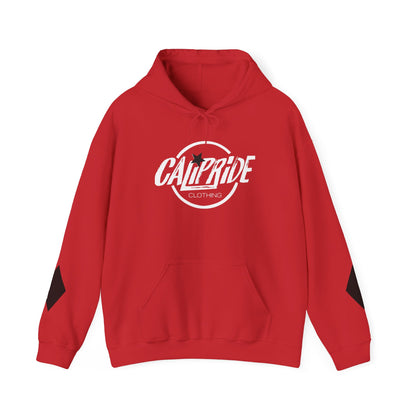 'West Coast State of Mind' Diamond & Hearts Skull, Graphic Hoodie - CaliPride Clothing