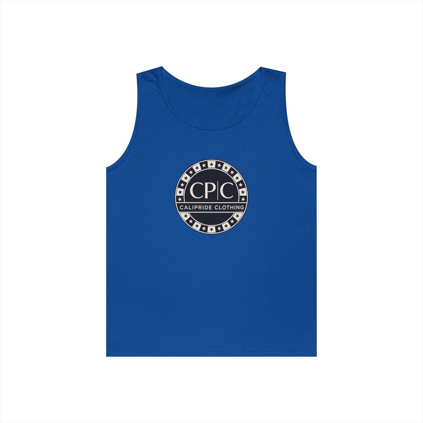 CP | C Logo, Checker Star Loose Tank Top | CaliPride Clothing