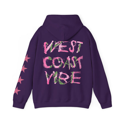 Urban Underground Collection | West Coast Vibe series - Multicolor Graphic & Stars Hoodie - CaliPride Clothing