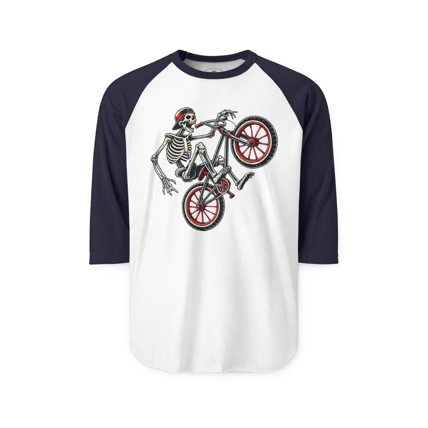 Skate & Surf Raglan Collection - Ride Til' I Die, Graphic Raglan Tee — CaliPride Clothing