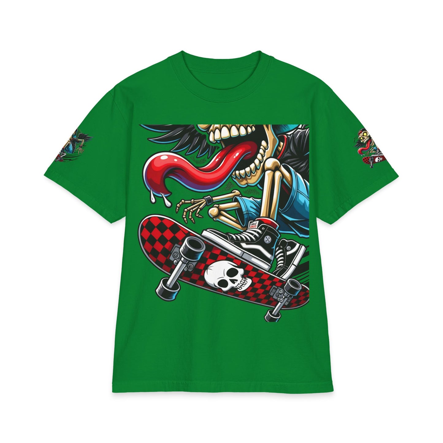 Urban Underground Collection - Neon Drip, Tongue Out, Graphic 4-way T Shirt - CaliPride Clothing