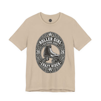 Punk Resurrected Collection - Roller Girl Crazy Rider, Graphic T-shirt | CaliPride Clothing