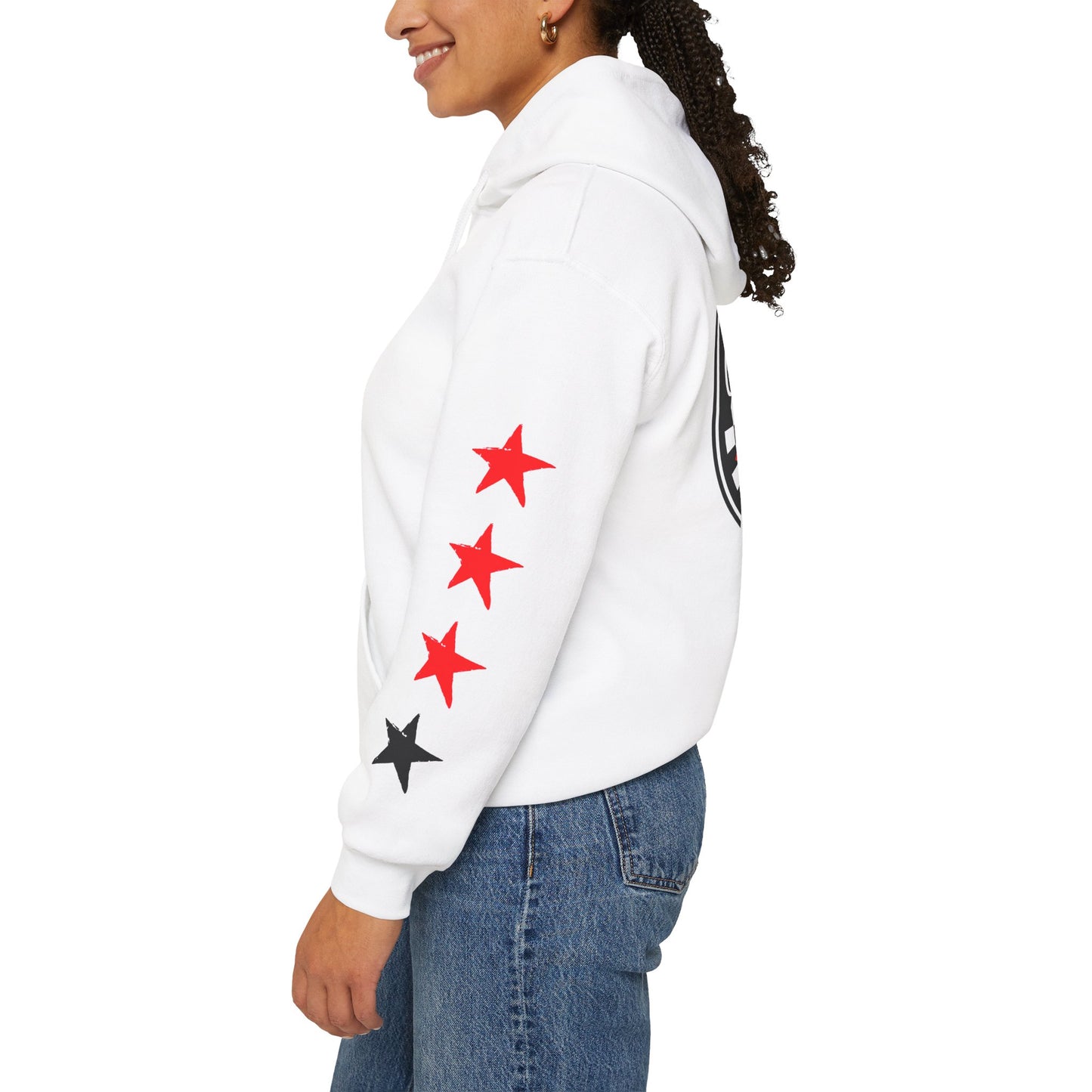 Skate & Surf Collection - Checkered Star Emblem Hoodie, multiple colors | CaliPride Clothing