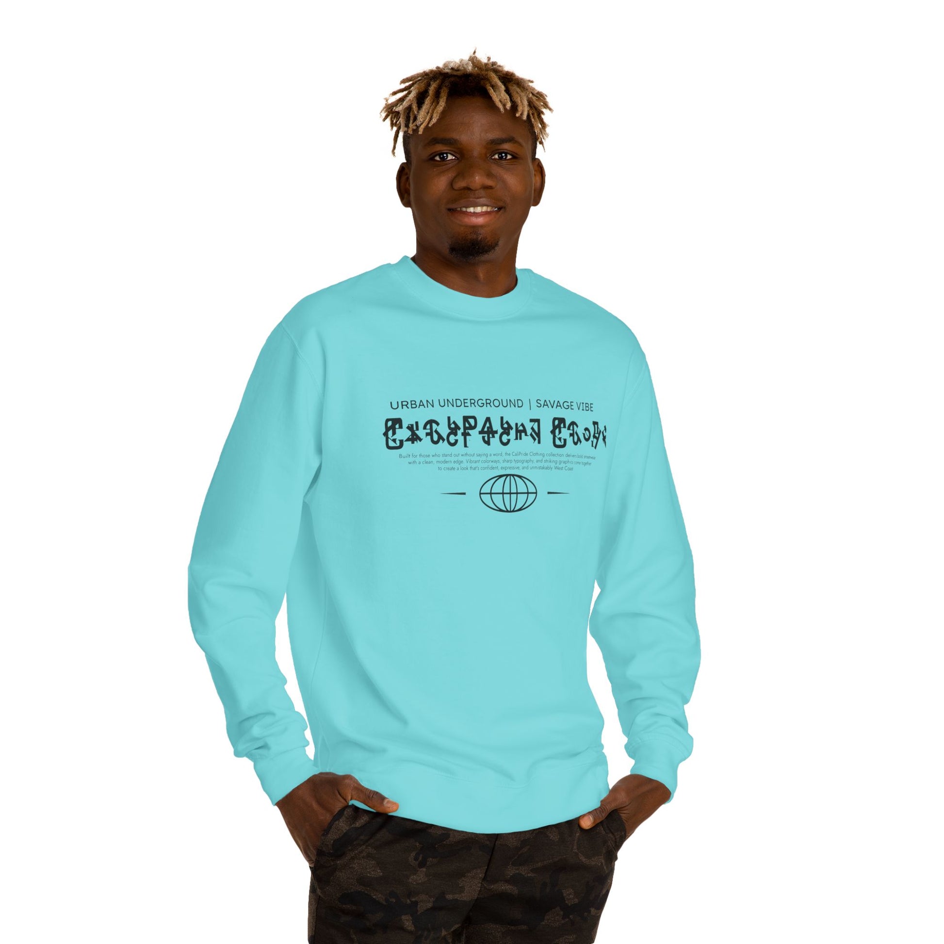 Urban Underground Collection - Savage Vibe, Cyber City, Graphic Premium Sweatshirt — CaliPride Clothing
