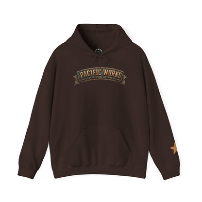 Pacific Works Collection — Signature Logo, Graphic Hoodie - CaliPride Clothing