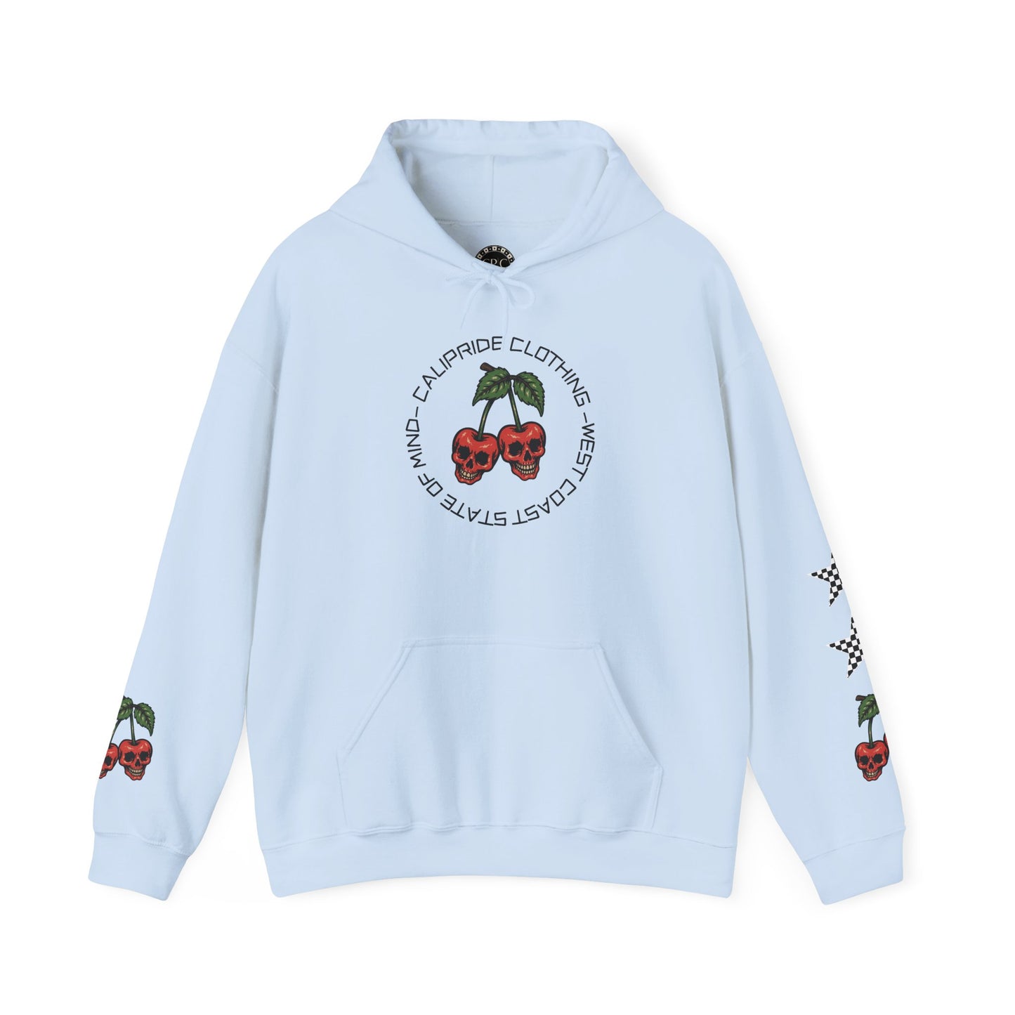 Skate & Surf Collection - Angry Cherry, Graphic Hoodie | CaliPride Clothing