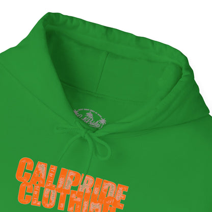 Surf & Beach Collection - Skeleton Sunset Surfer, Graphic Hoodie - CaliPride Clothing