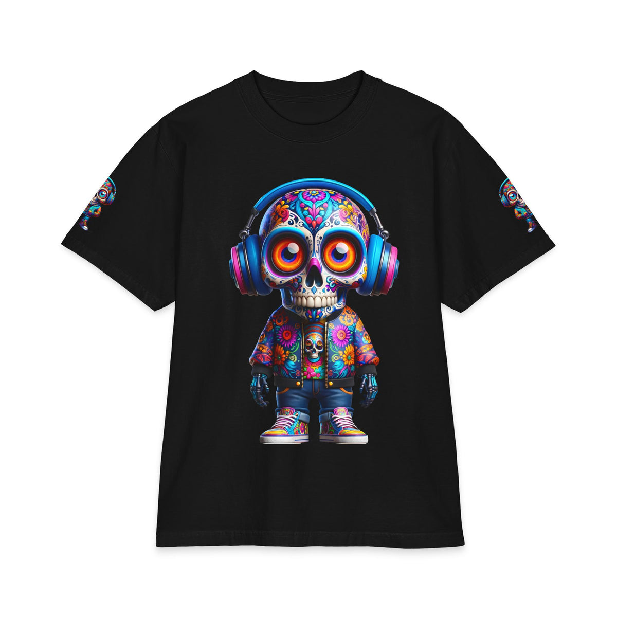 Urban Underground Collection - Neon Drip, Lil' Sugar, Graphic 4-way T Shirt - CaliPride Clothing