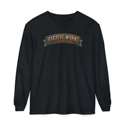 Pacific Works Collection - Signature Logo Long Sleeve T-Shirt - CaliPride Clothing