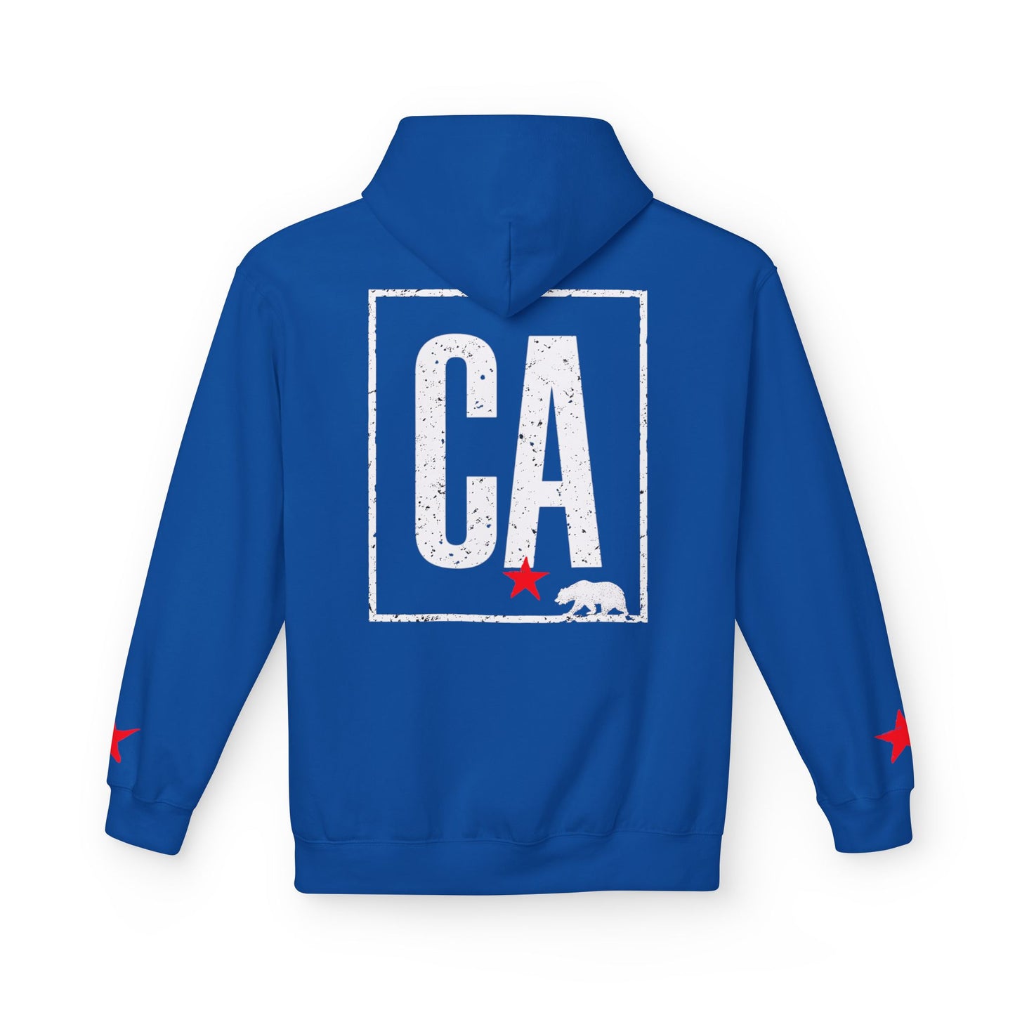 CA State Bear, Hoodie | CaliPride Clothing white logo