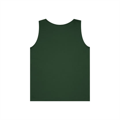 Retro Sun and Palms Silhouette Graphic Tank Top