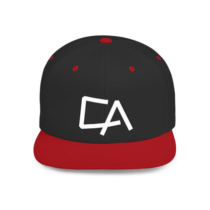 Urban Underground Collection - "CA" California, Embroidered Snapback Flat bill hat - CaliPride Clothing