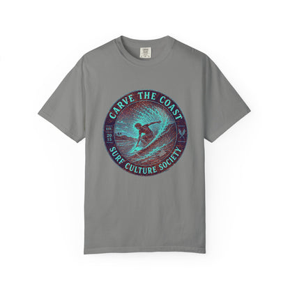 Surf & Beach Collection - Ocean Vibes Series, Carve the Coast, T-Shirt - CaliPride Clothing