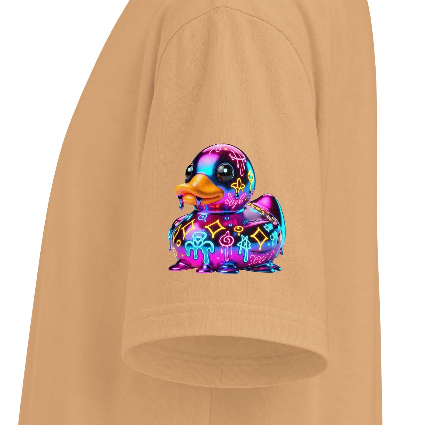 Urban Underground Collection - Neon Drip, Rub'a Ducky, Graphic 4-way T Shirt - CaliPride Clothing