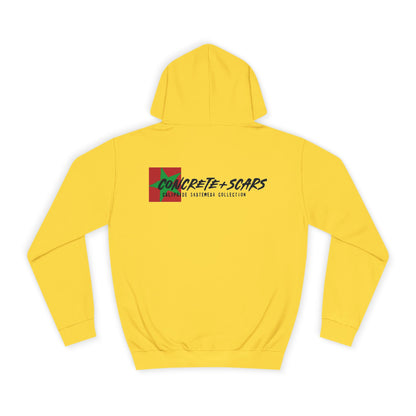 Concrete & Scars Skatewear Collection - C & S Signature Logo, Graphic Hoodie — CaliPride Clothing