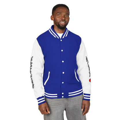 Urban Underground Collection - Savage Vibe, Bone Drop Graphic Letterman Jacket | CaliPride Clothing